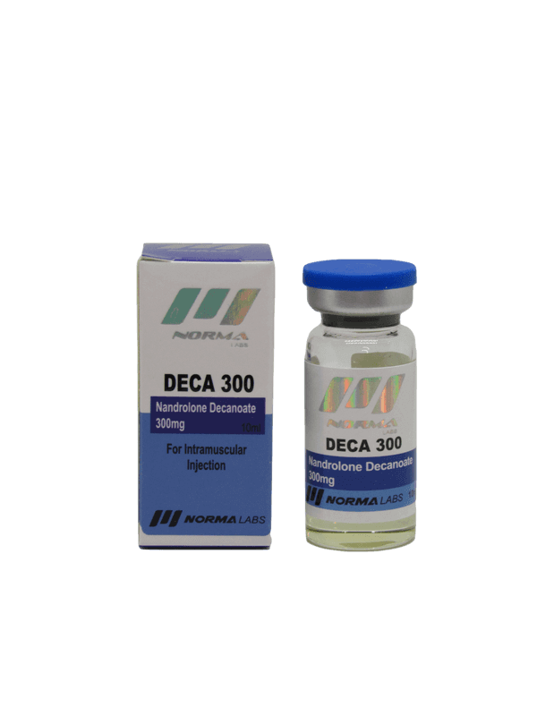 Deca Durabolin - Powerful Anabolic Steroid for Muscle Growth by Norma Pharma Deca Durabolin vial containing 10ml dosed at 300mg/ml by Norma Pharma, ideal for muscle growth and recovery.