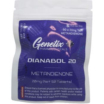 Dianabol Genetix Pharma 20mg Tablets for Muscle Growth