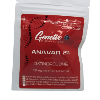 Genetix Pharma Anavar Oxandrolone 20mg Tablets