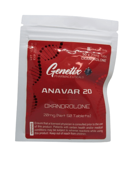 Anavar Oxandrolone 20mg by Genetix Pharma – Lean Muscle & Strength Genetix Pharma Anavar Oxandrolone 20mg Tablets