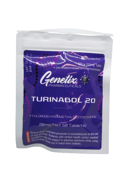 Turinabol 20mg Tablets - Lean Muscle Builder Turinabol 20mg Tablets for lean muscle growth and strength by Genetix Pharma