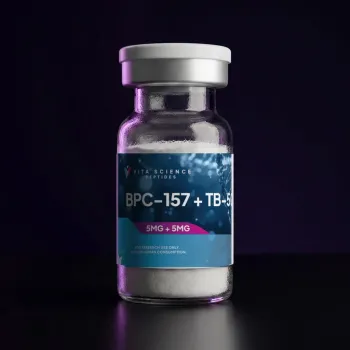 Co-Lyophilized BPC-157 and TB-500 Blend, 5 mg + 5 mg
