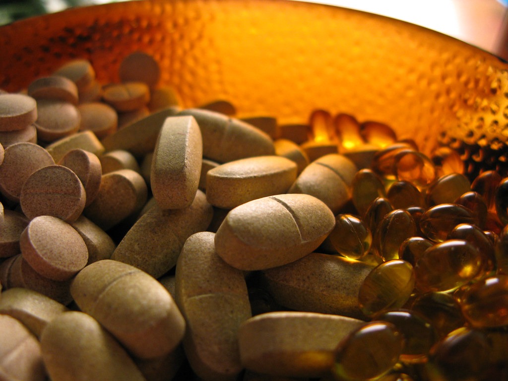 Vitamin and supplement capsules